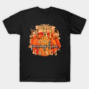 Plaid Pumpkins T-Shirt